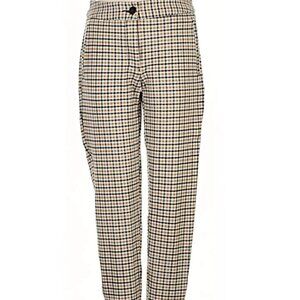 BetaBrand Plaid Two-Pocket Dress Pant Yoga Pant Bootcut XL